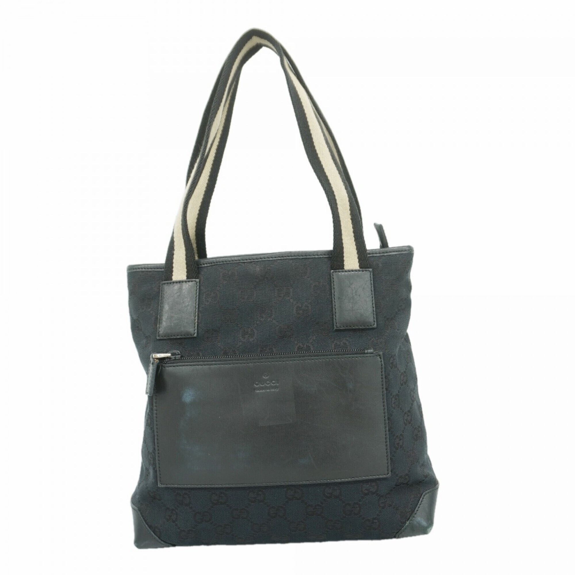 Gucci Gg Canvas Tote Bag 019 0402 Black Women's